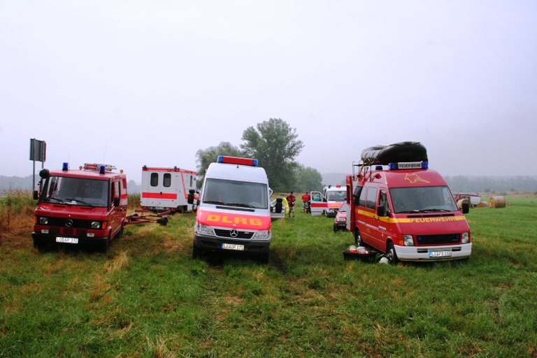 Grossaufgebot an Einsatzkraeften